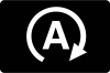 Auto-Start-Stop active indicator — representative Ford Edge dashboard symbol