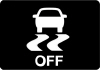 DSC OFF indicator — representative Mazda BT-50 warning symbol