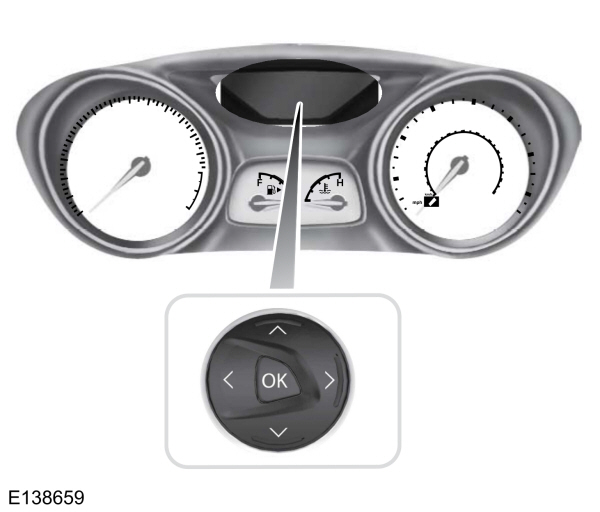 Instrument Cluster - Information Display Controls