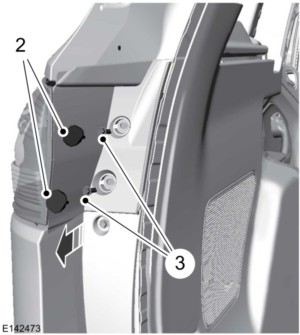 Remove the Brake Lamp Bolts