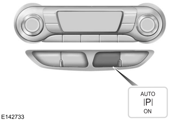 Active Park Assist Button