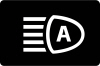 Automatic high-beam control indicator — representative Ford Edge dashboard symbol