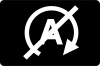 Auto-Start-Stop unavailable indicator — representative Ford Edge dashboard symbol