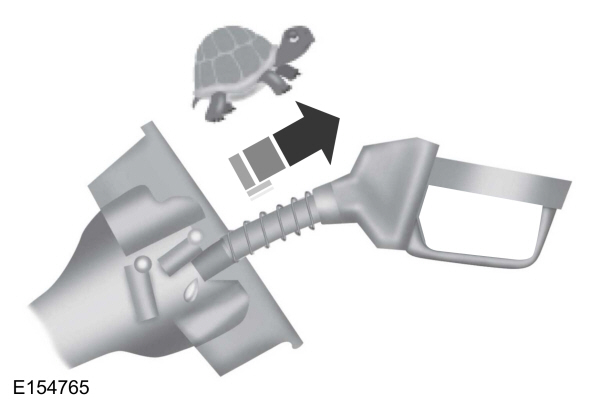 Remove the Fuel Filler Nozzle