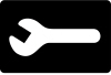 Oil change reminder — representative Mazda BT-50 warning symbol