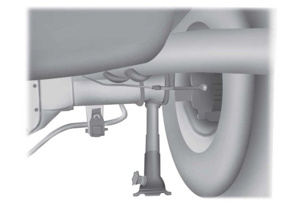 Rear - Jack at Specified Location