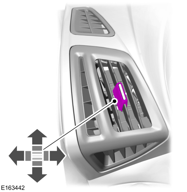 Adjusting Center Air Vents