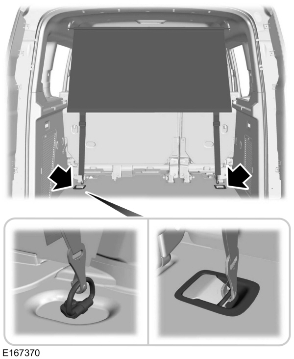 Attach the Net to the Luggage Anchor Points