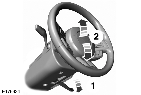 Réglage du volant de direction
