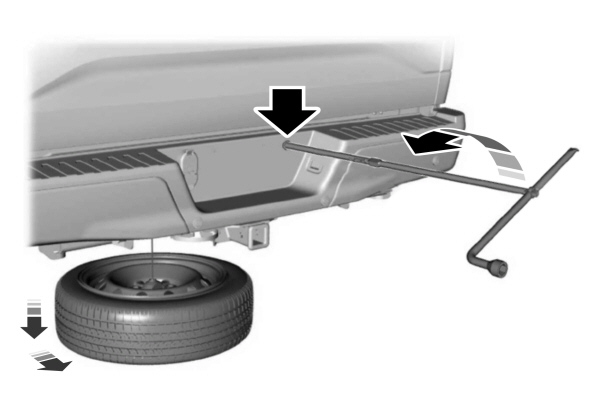 Removing a Spare Tire