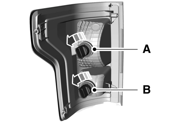 Rear Lamp Bulb Removal