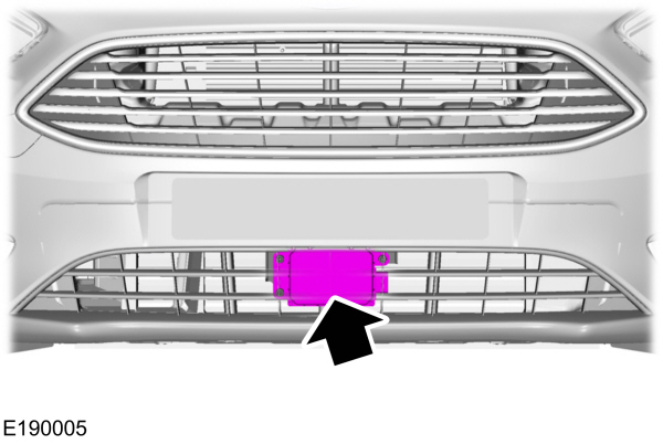 Collision Warning Camera Center Location