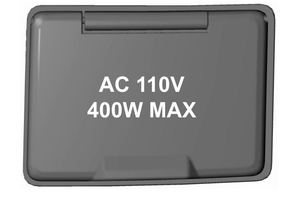 110 Volt - 400 Watt Capacity AC Power Outlet