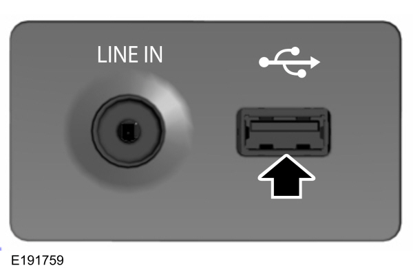 USB Port and Line In Port