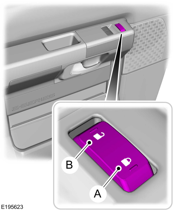 Power Door Lock Control Switch