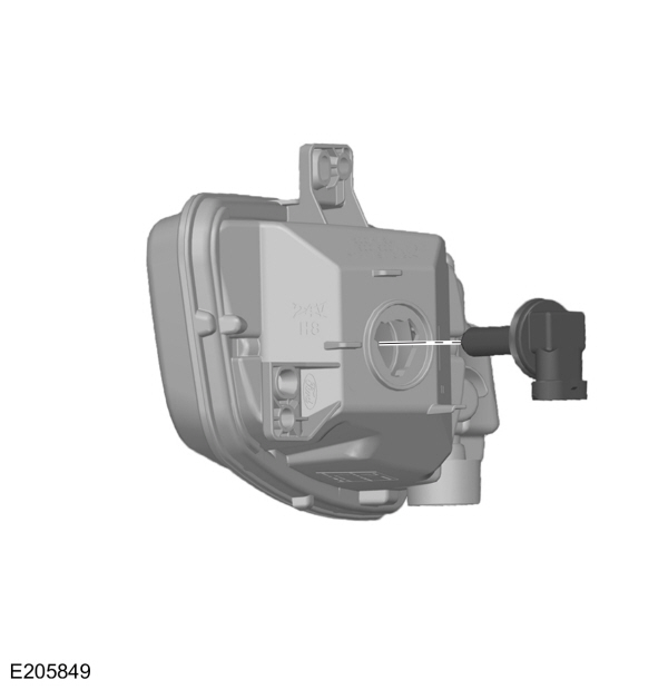 Front Fog Lamp Bulb Removal