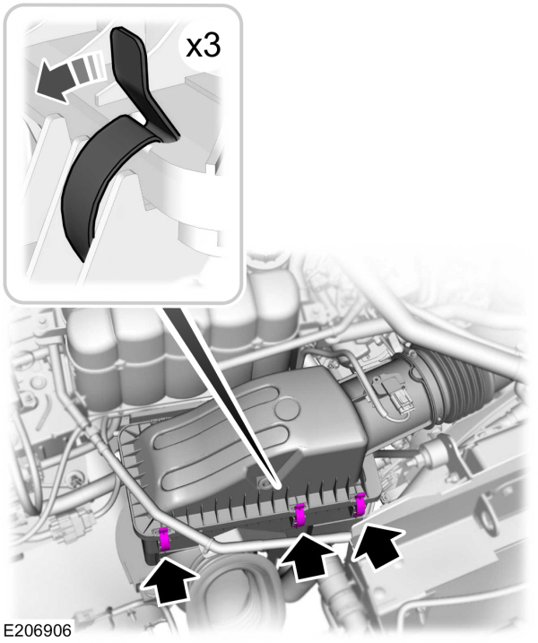 Air Filter Housing Clip Removal