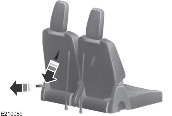 Adjusting the Rear Seats