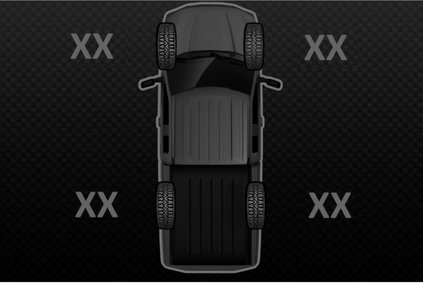 Tire Pressure Monitoring System Screen