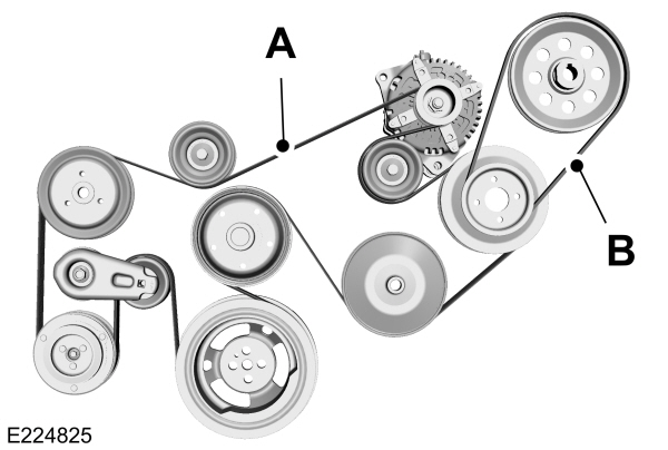 Single Alternator With Air Brake Compressor