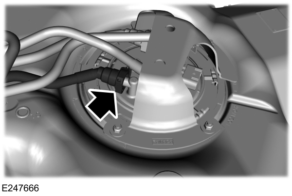 Disconnect the Fuel Line Quick Connect Coupling