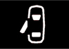 Door, hood or liftgate ajar warning — representative Ford Edge dashboard symbol