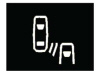 Blind Spot Information System indicator — representative Ford Edge dashboard symbol