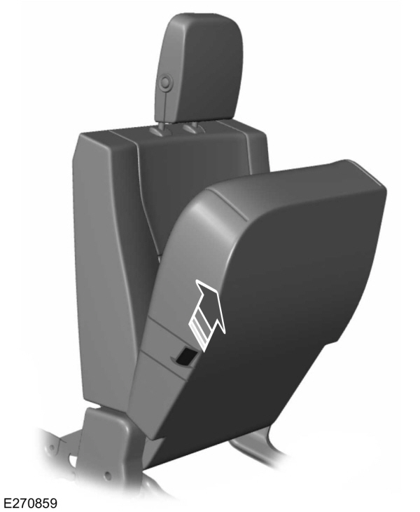 Rear Seat Release Strap
