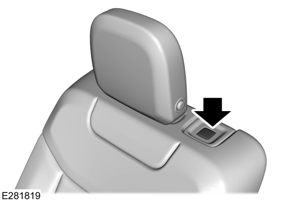 Adjusting the Second Row Seat with Power Easy Entry