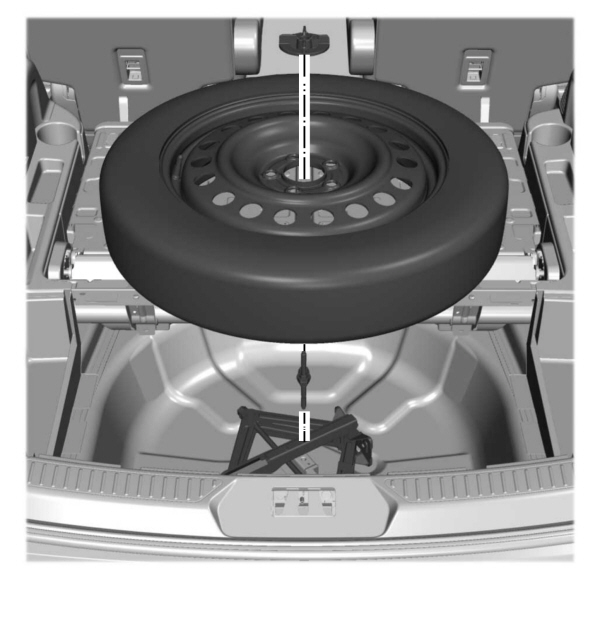 Removing the Spare Tire and Jack