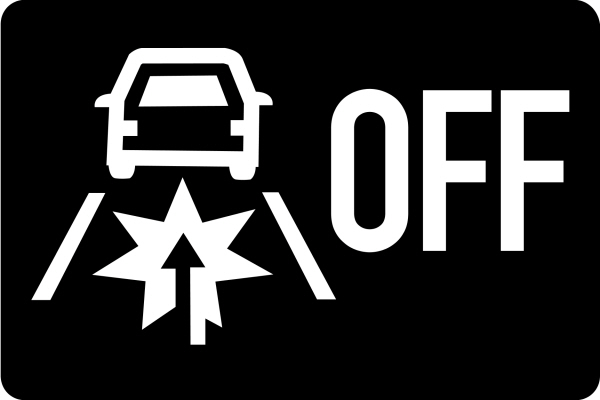 Pre-Collision Assist Cancel Button