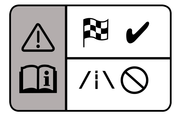 Track Use Warning Label