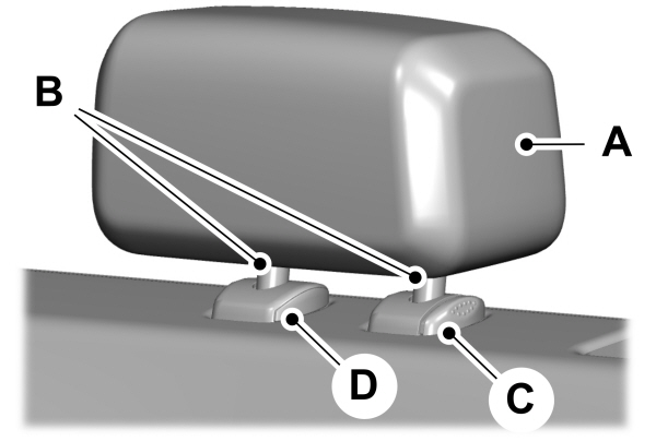 Rear Center Headrest