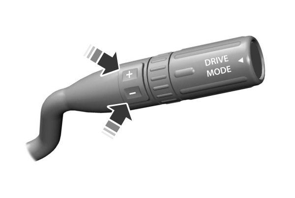Column Shifter Controls - Upshift and Downshift