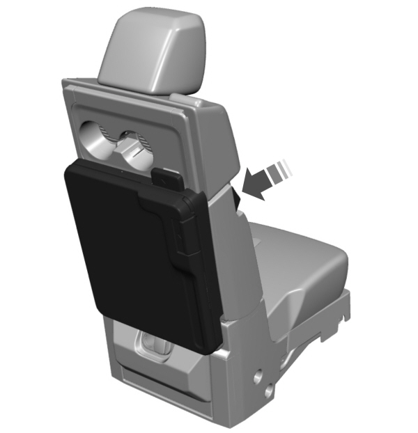 Center Console Work Surface with Column Shifter
