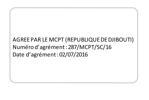 Radio Frequency Certification for Djibouti - Passive Key
