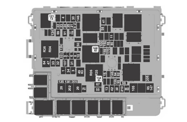 2010 ford f150 cigarette lighter fuse Under Hood Fuse Box