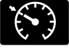 Cruise control indicator — representative Mazda BT-50 warning symbol