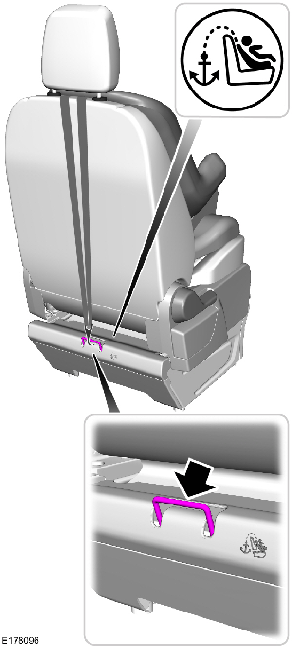 Front Seat Top Tether Anchor