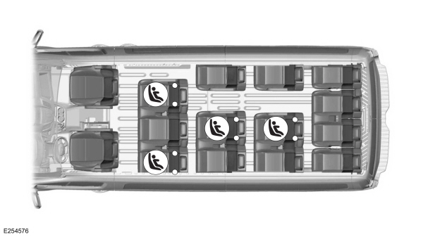 Latch Anchor Points - 15 Seat