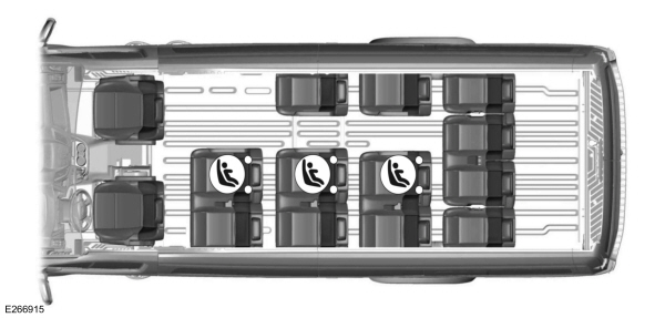Latch Anchor Points - 14 Seat